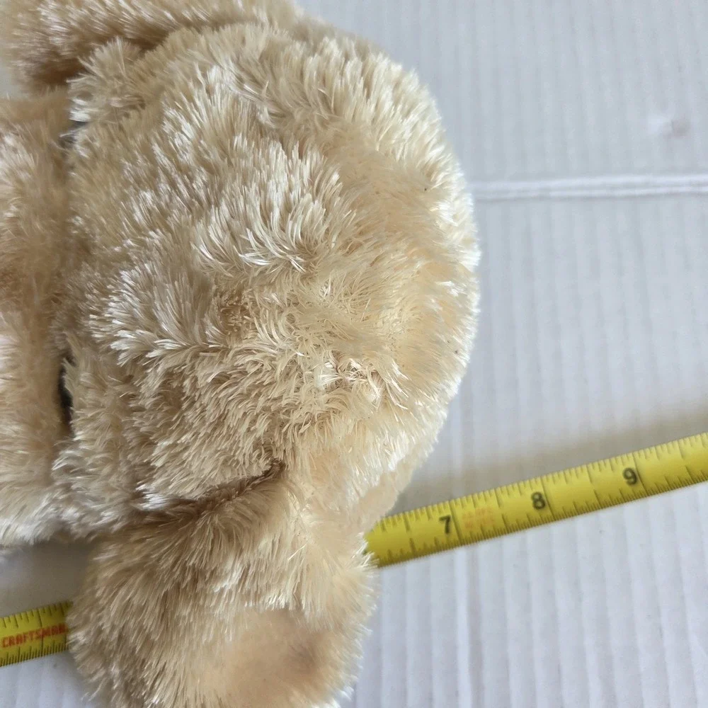 Aurora Plush Hand Puppet Puppy Dog Yellow Golden Lab Blonde‎ Brown 7